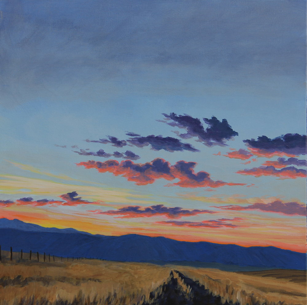 Wallowa County Sunset - 24"x24"