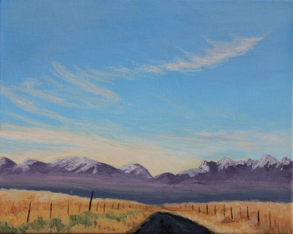 Wallowas Sunrise - 8"x10"