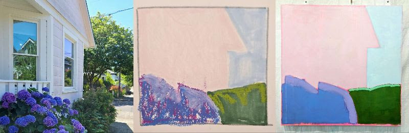"House and Hydrangea" Collection