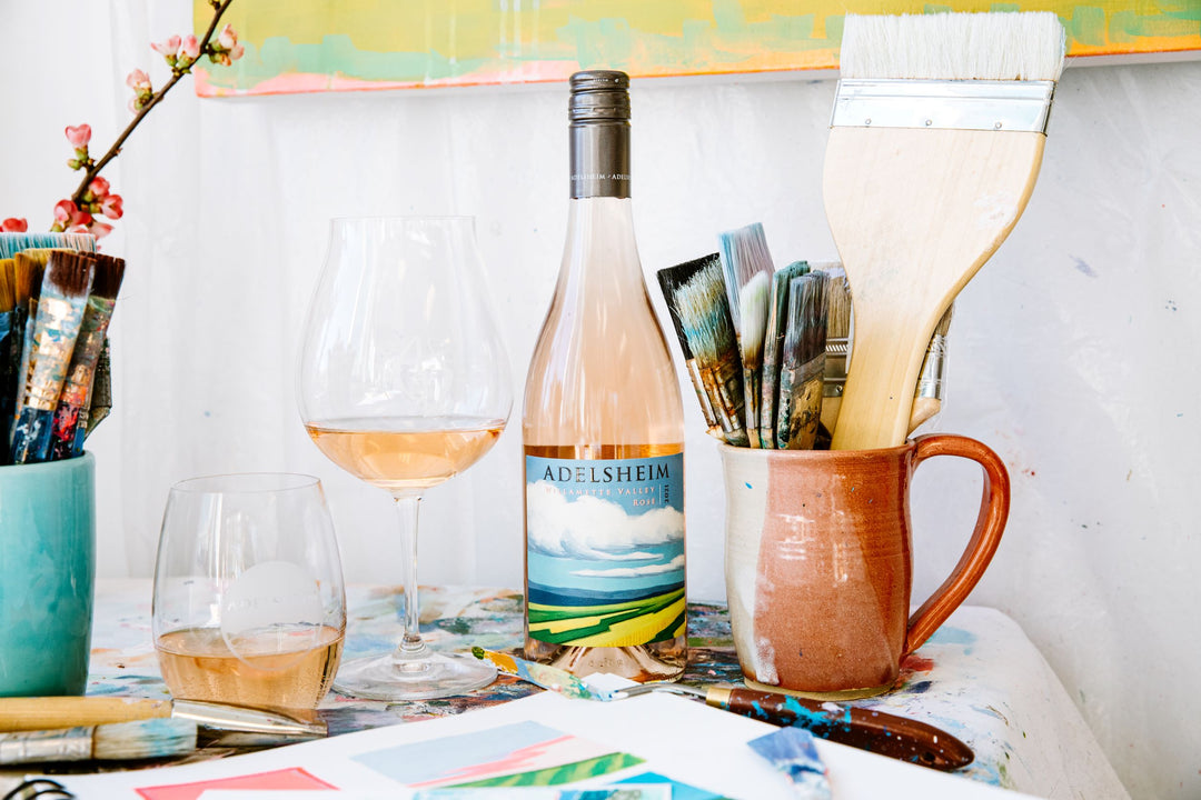 Creating a Wine Label: Adelsheim's 2021 Artist Series Rosé