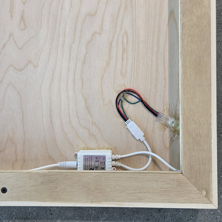 Driving Home - 24"x24" Light-up Painting