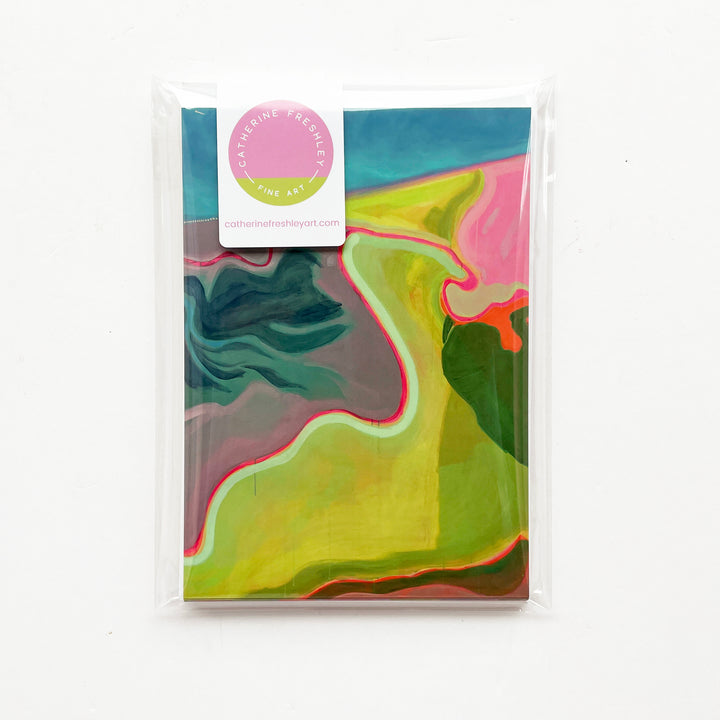 Aerial Scenes - Pack of 8 note cards