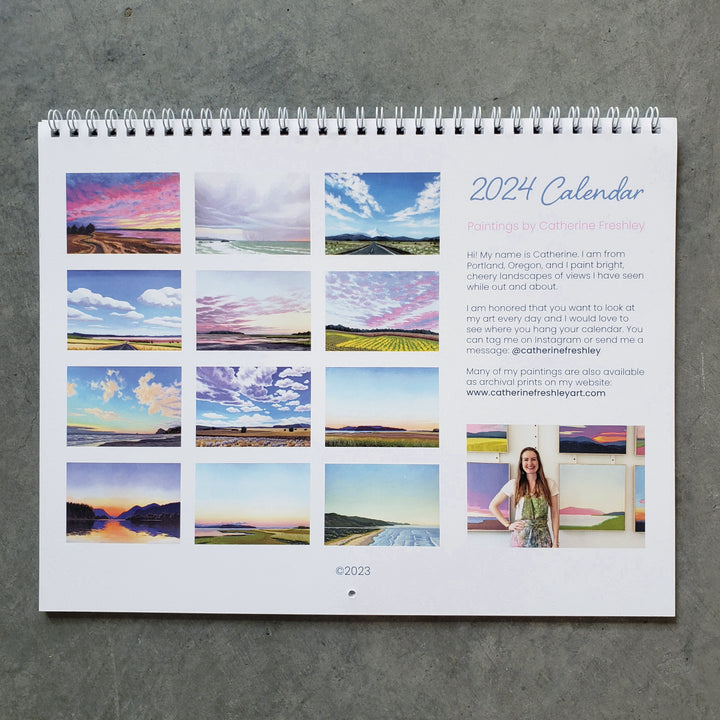 2024 Wall Calendar - Catherine Freshley Art
