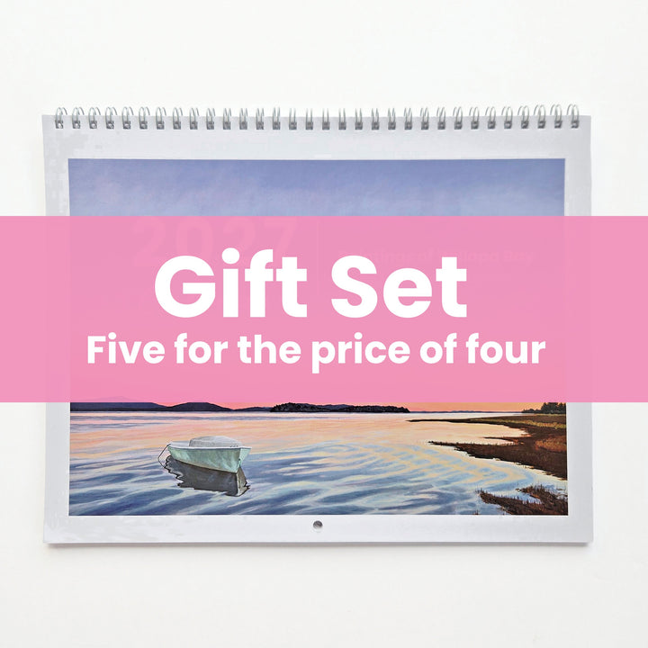 2027 Wall Calendar - Gift pack of five