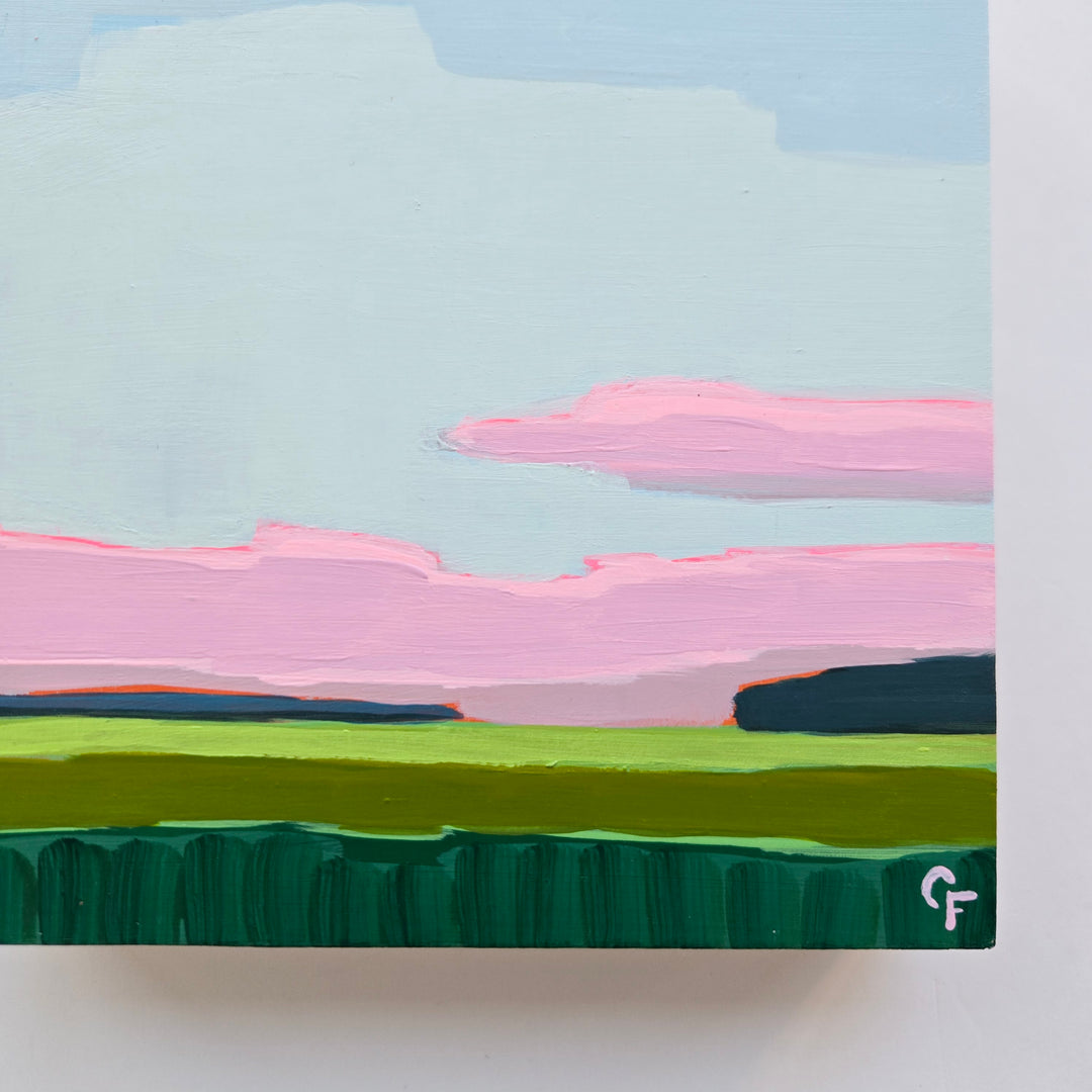 Abstract Bay - 6"x6"