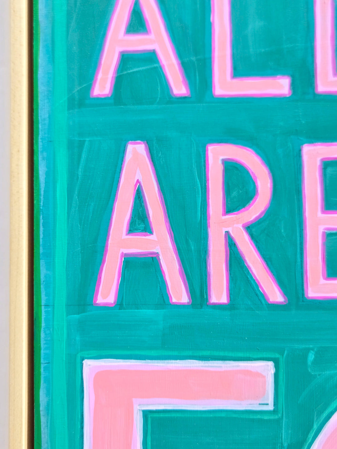 All [People] are Created Equal - 20"x20"