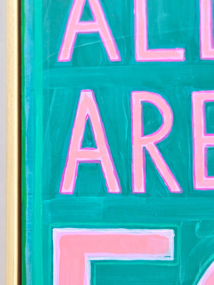 All [People] are Created Equal - 20"x20"