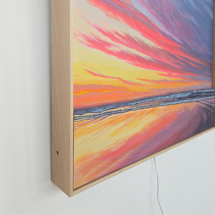 Clam Tide - 24"x24" Light-up Painting