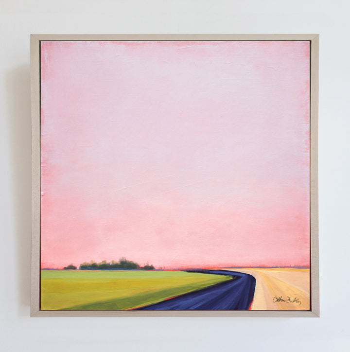 Summer Drive - Framed Canvas Print