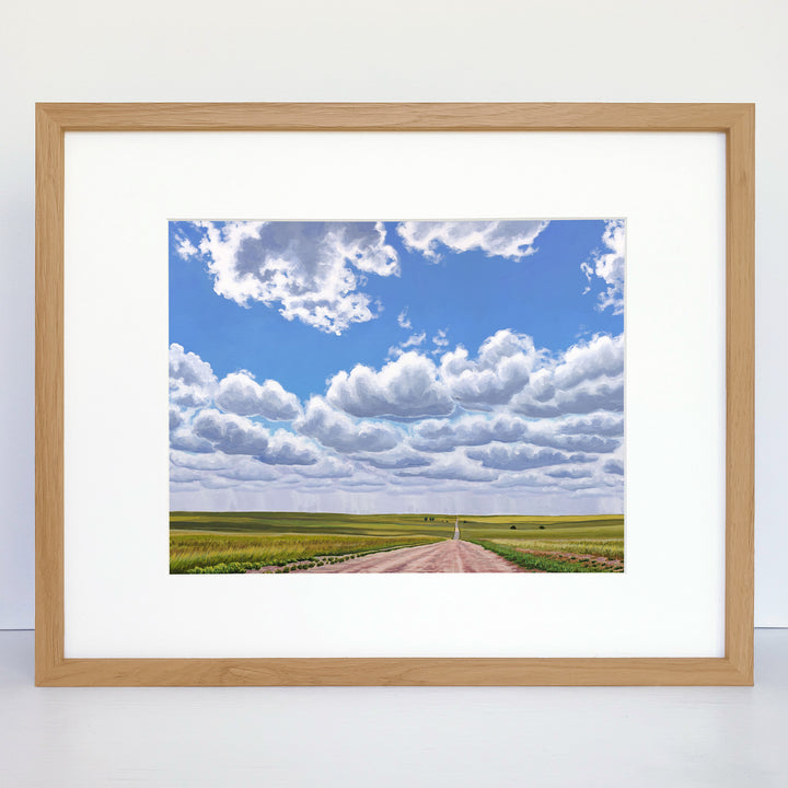 Greeley County Summer a Horizontal Art Print