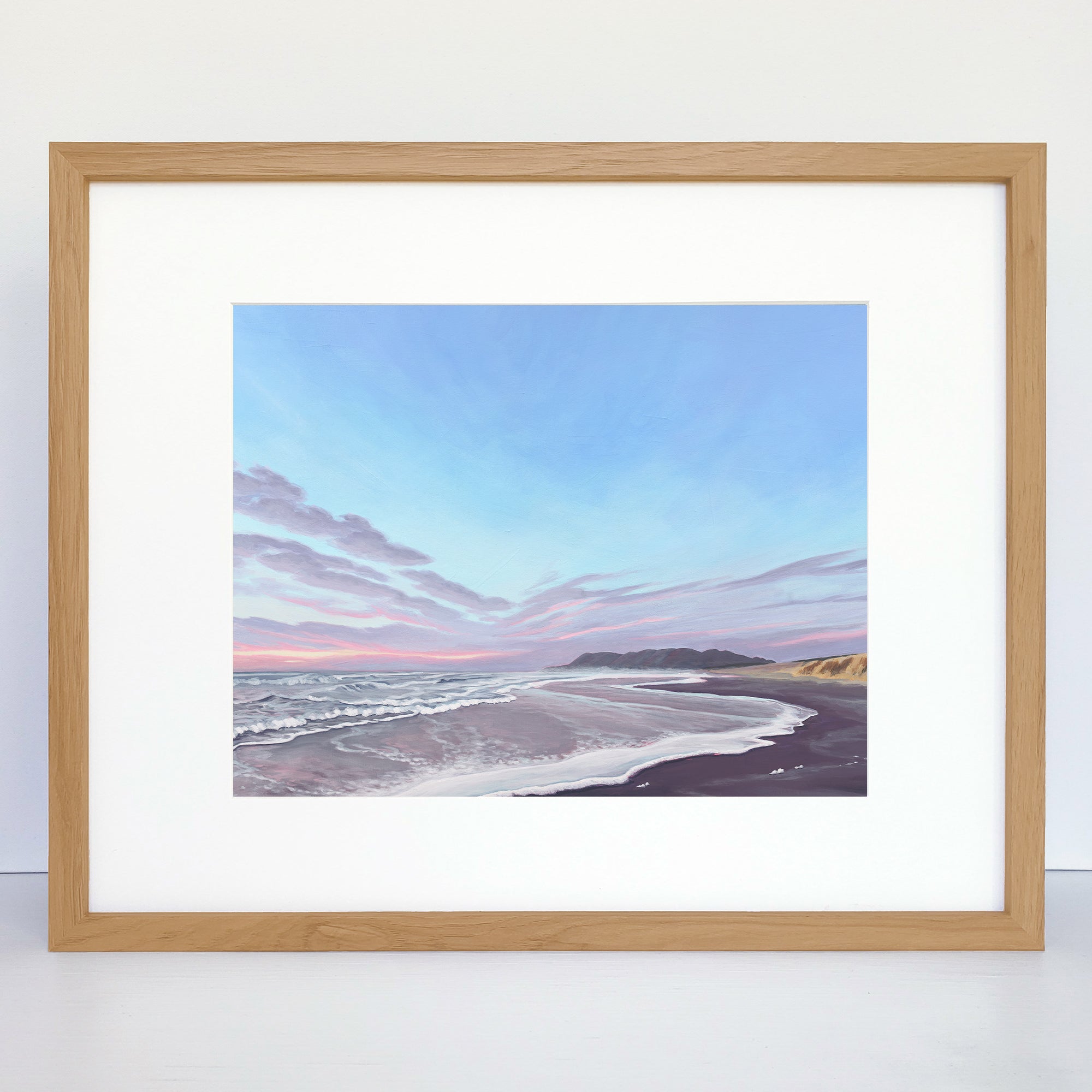 January On The Coast a Horizontal Art Print - 18" by 24"