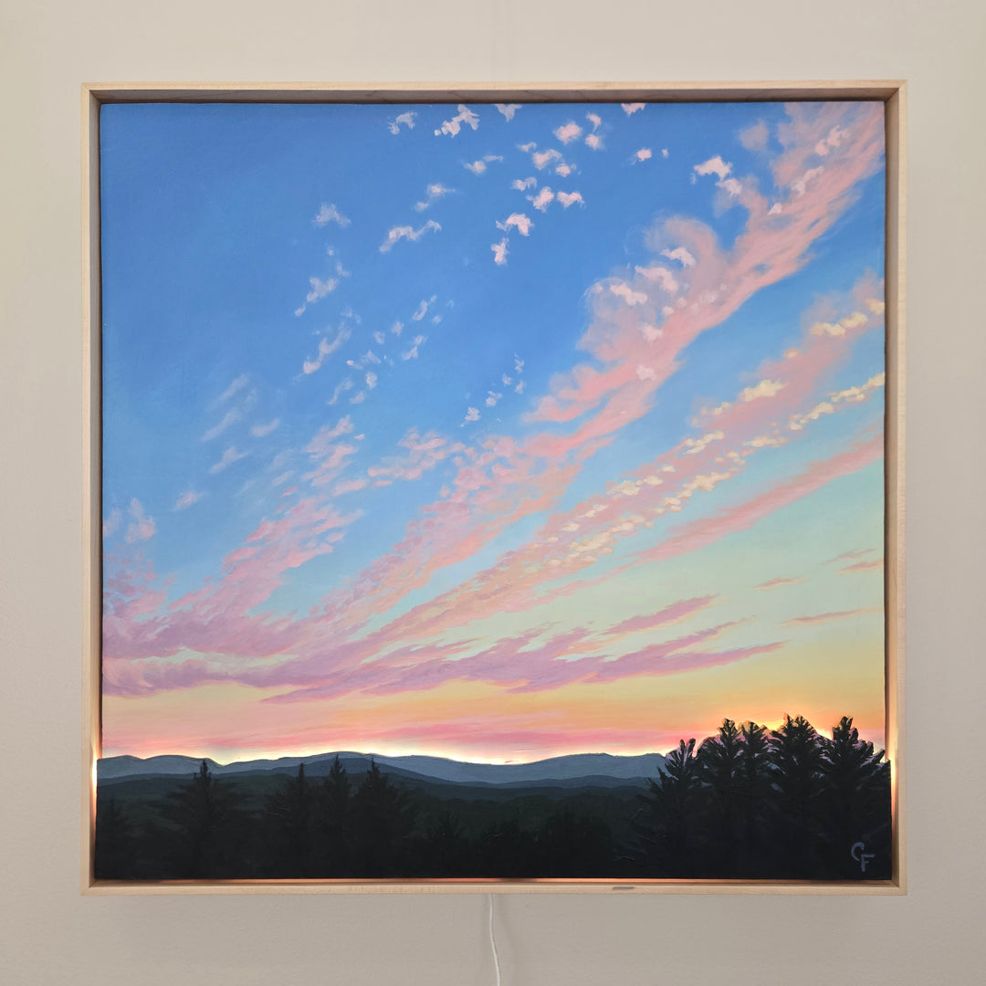 Labor Day at Mom and Dad’s - 24"x24" Light-up Painting