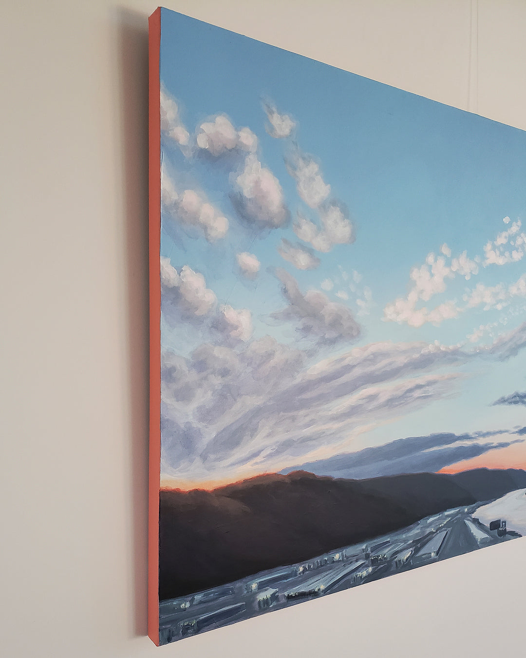 New Year's Day Over Portland - 60"x36"
