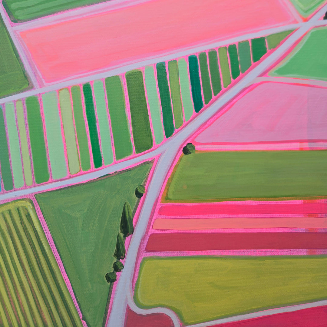 October Over the Valley - 16"x16"