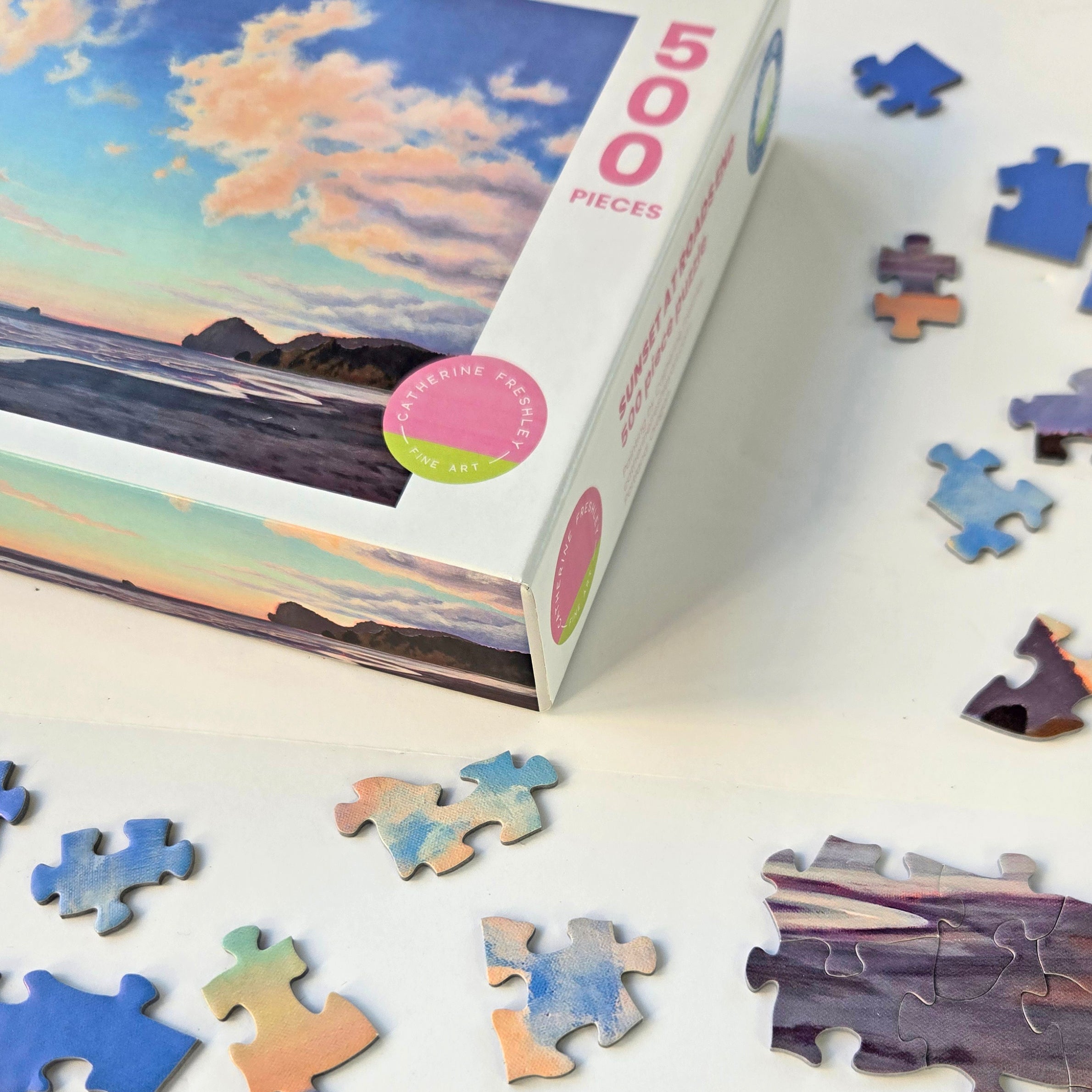 Sunset at Roads End - 500 piece puzzle – Catherine Freshley Art