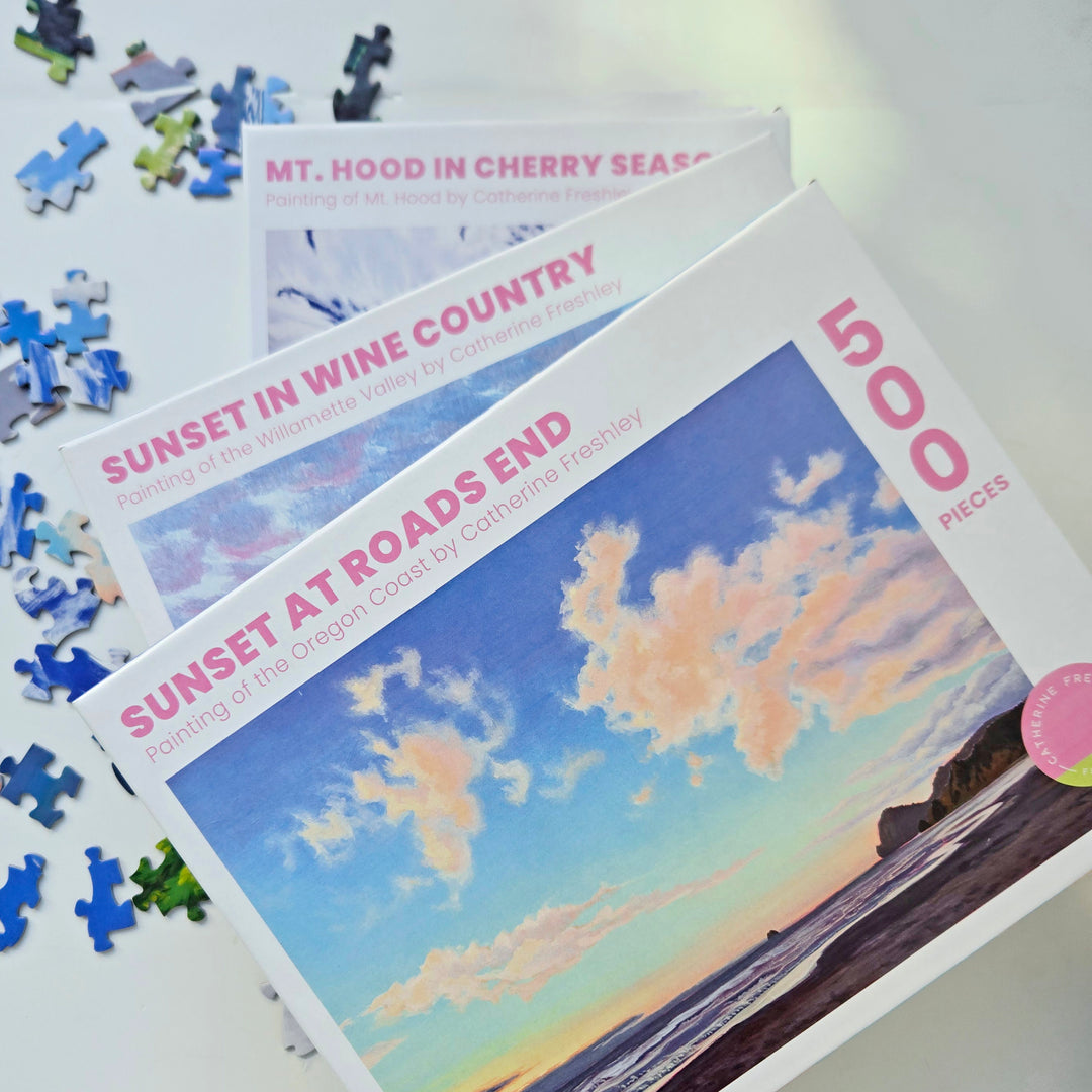Mountain, Valley, Coast Puzzle Set
