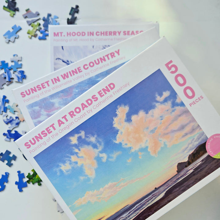 Mountain, Valley, Coast Puzzle Set