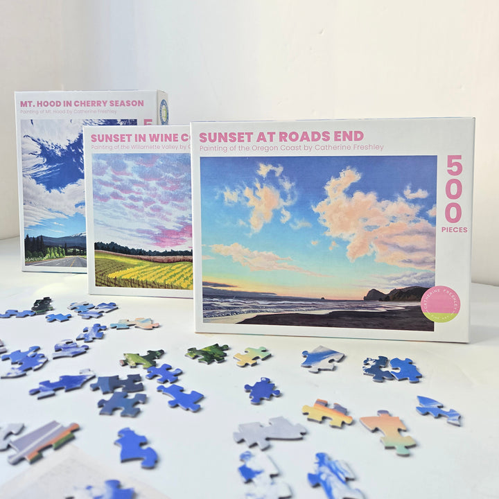 Mountain, Valley, Coast Puzzle Set
