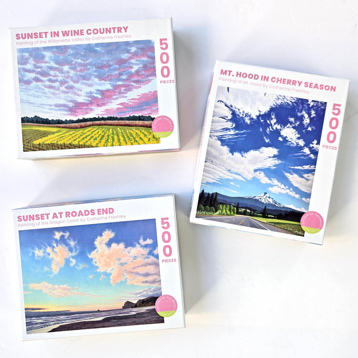 Mountain, Valley, Coast Puzzle Set
