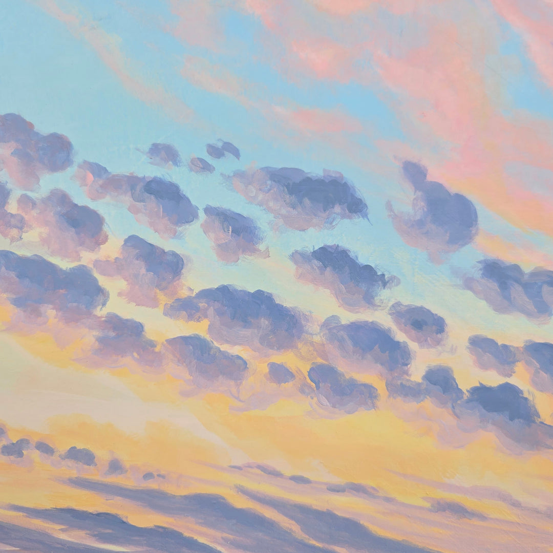 Sunrise With the Kids - 24"x24" Light-up Painting