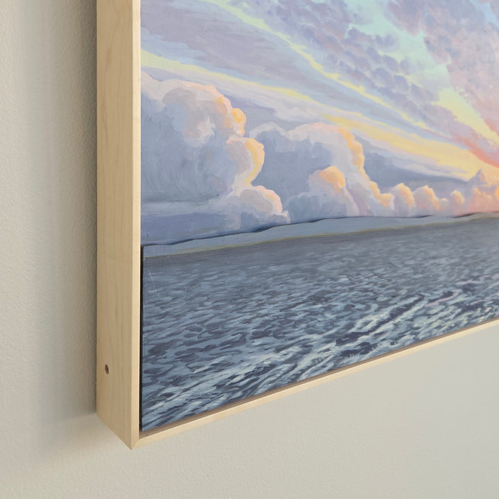 Sunset Over the Columbia #2 - 60"x30" Light-up Painting