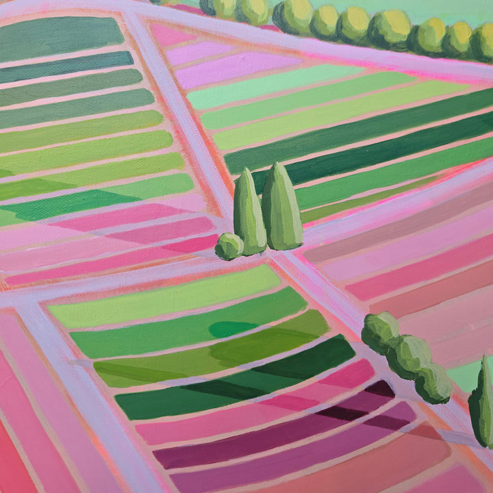 The Pink One - 30"x30"