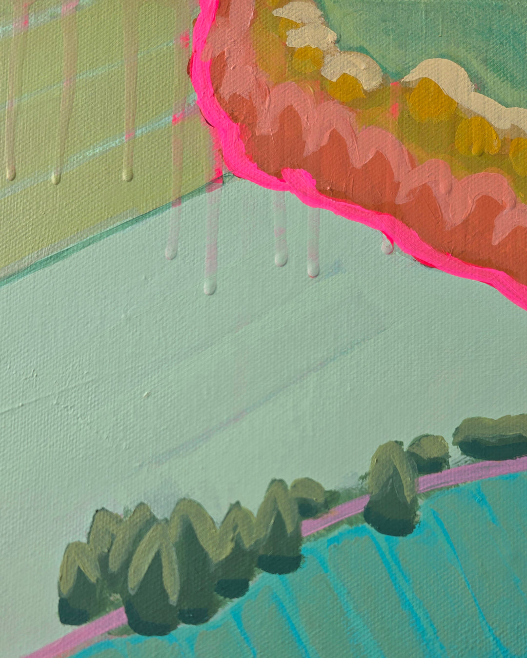 Trees Along the River #3 - 30"x40"