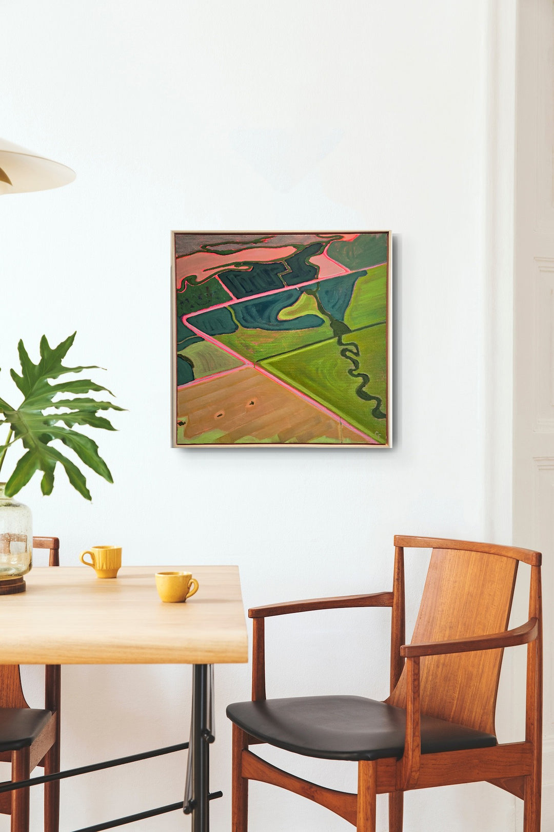 Wichita to Kansas City - 24"x24"