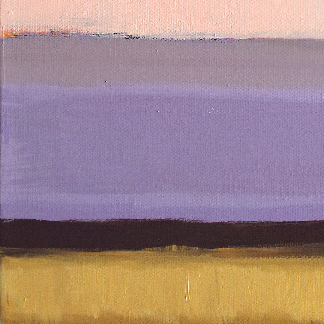 Bay With Purple Water – 30”x30” acrylic painting