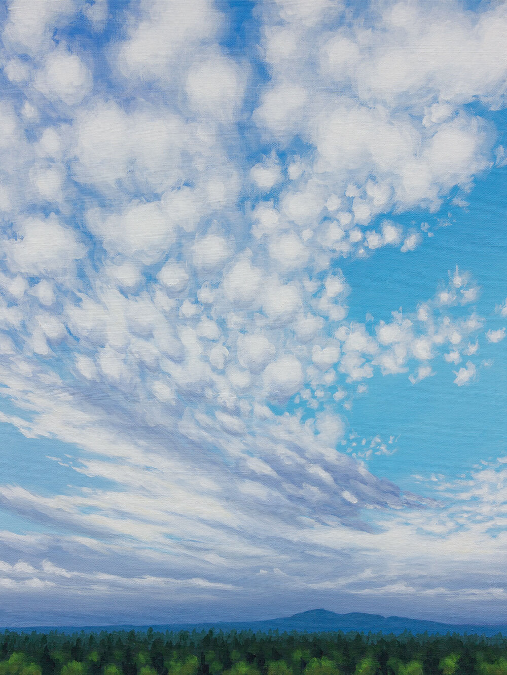 Clouds Over St. Helens #3 - 18"x24" Acrylic Painting