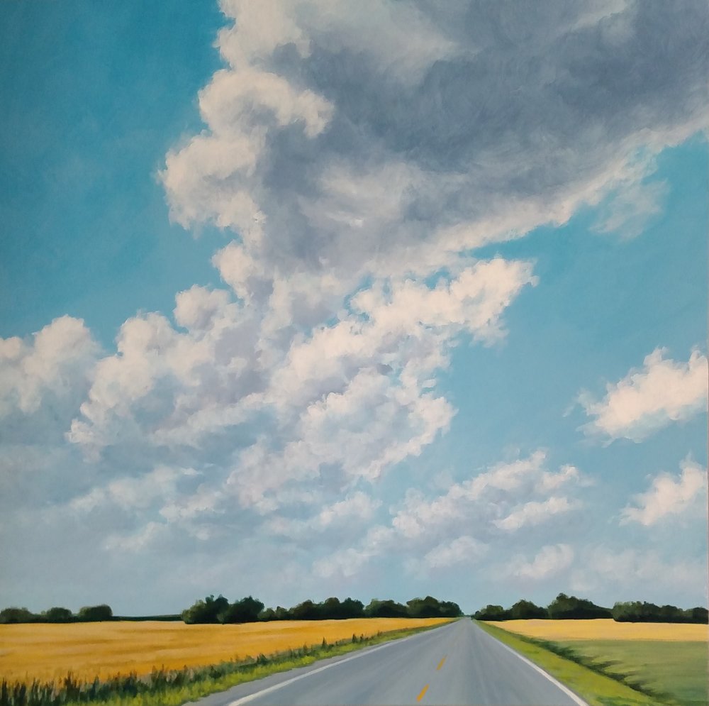 Oklahoma June Day - 36"x36"