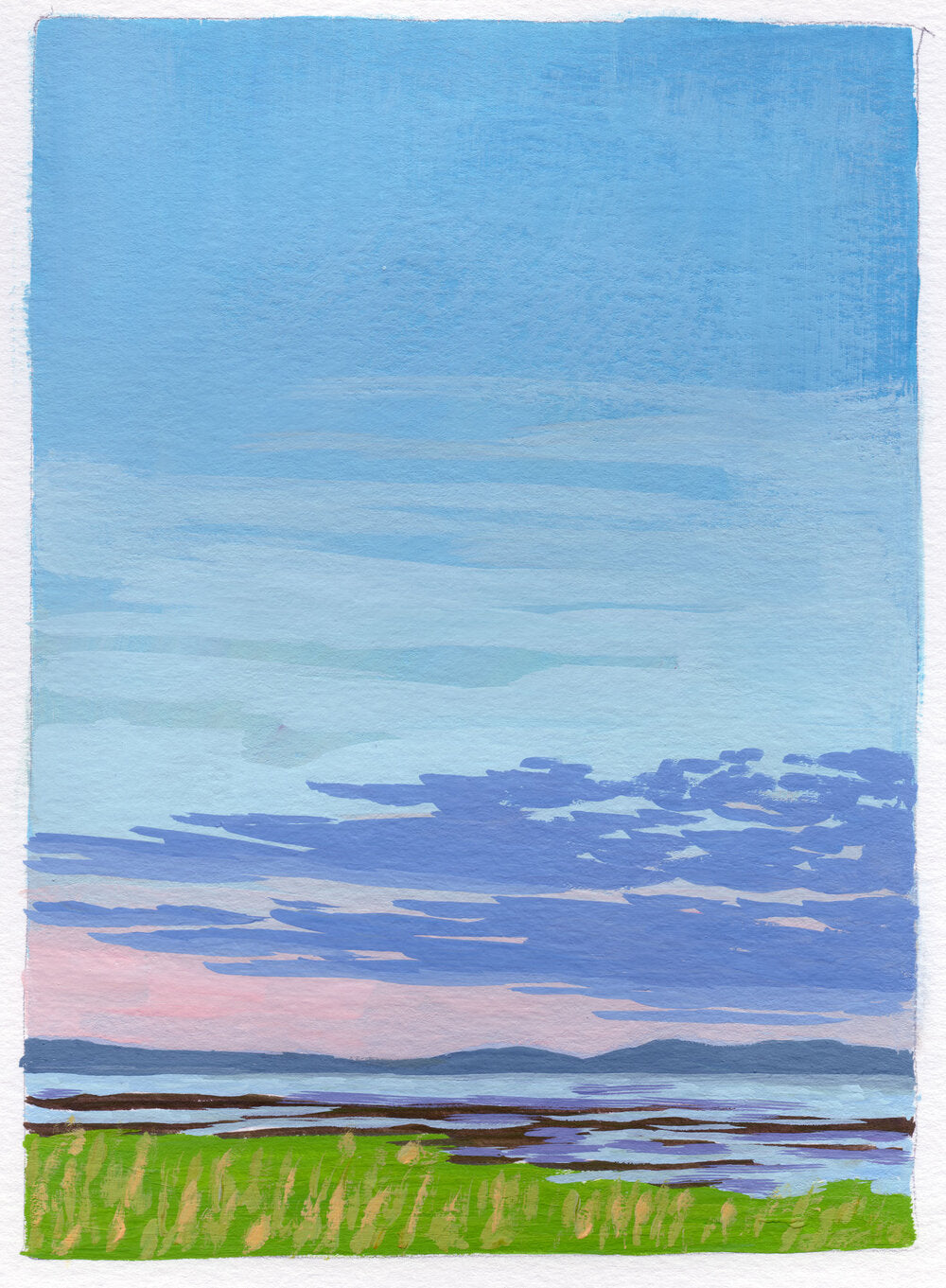 Evening on the Bay #2 - 5"x7"