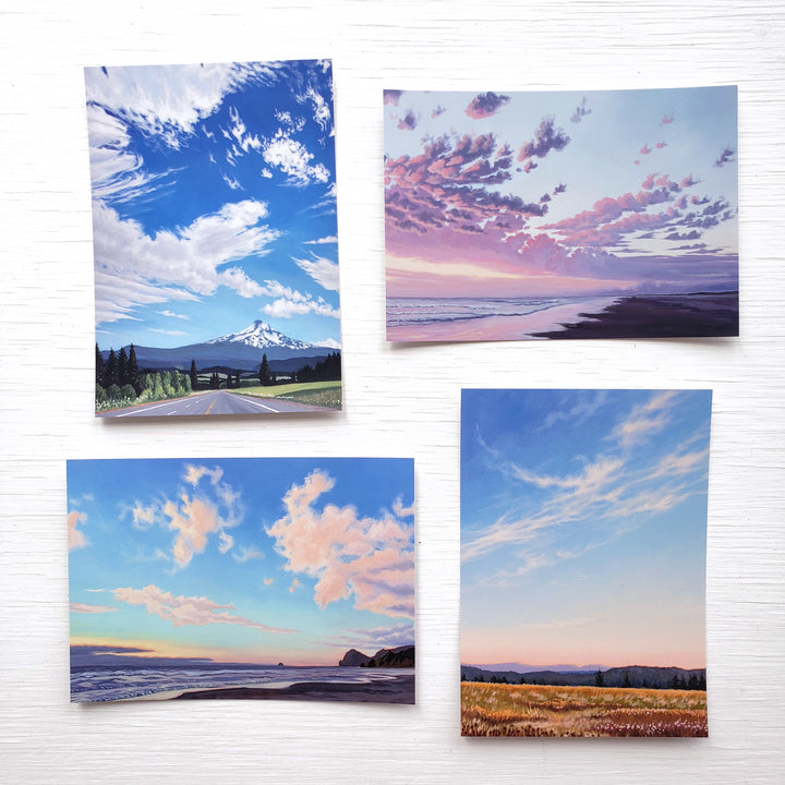 Oregon the Beautiful - Pack of 8 note cards