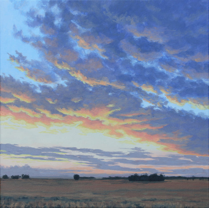 Prairie Summer Sunset #4 - 24"x24"