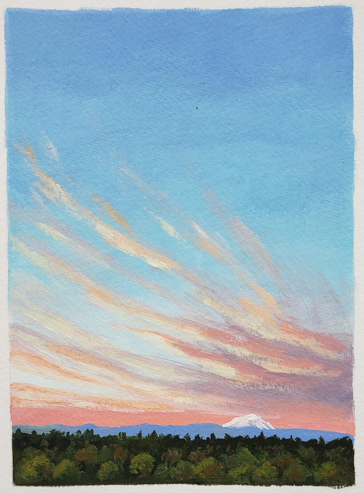 St. Helens at Sunrise - 5"x7"