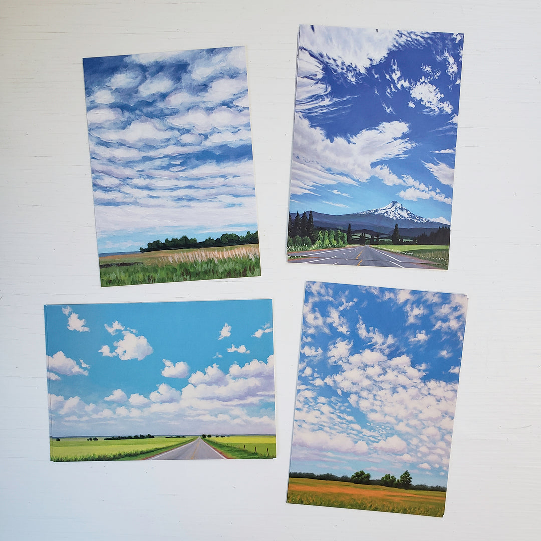 Summer Days - Pack of 8 note cards