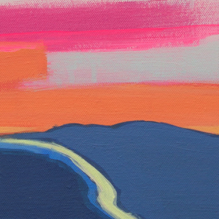 Sunrise Over I-84 – 18”x24” acrylic painting