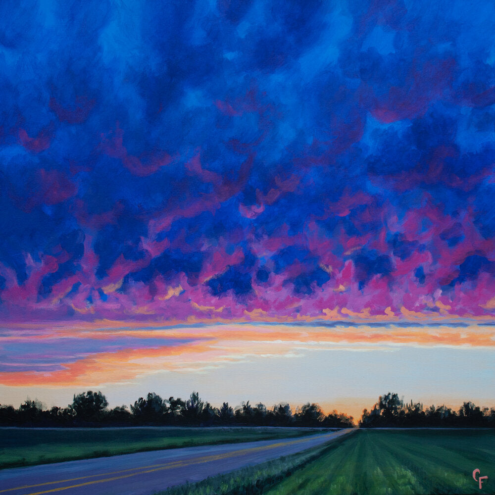 Sunset Over Pawnee #2 - 36"x36"