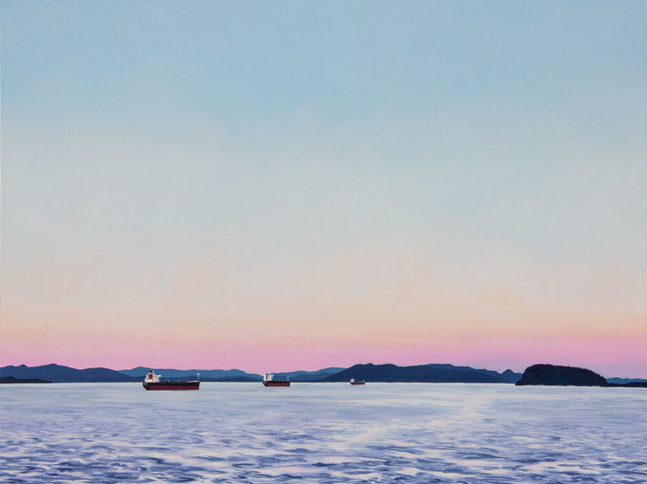 Sunset at Buoy Beer - 48"x36"