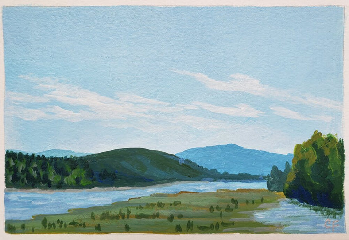 View from the Glenn Jackson - 4"x6"