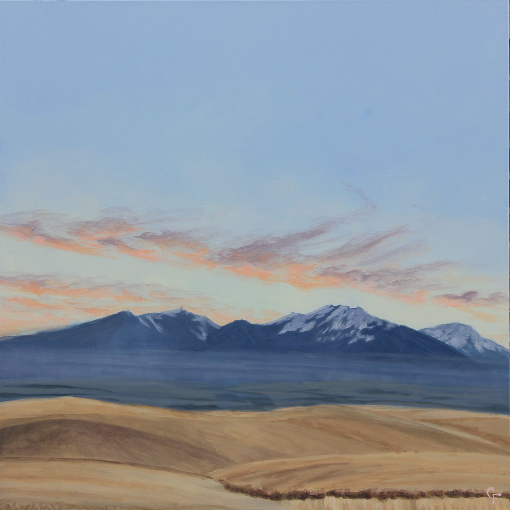 Wallowas Sunrise #3 - 36"x36"