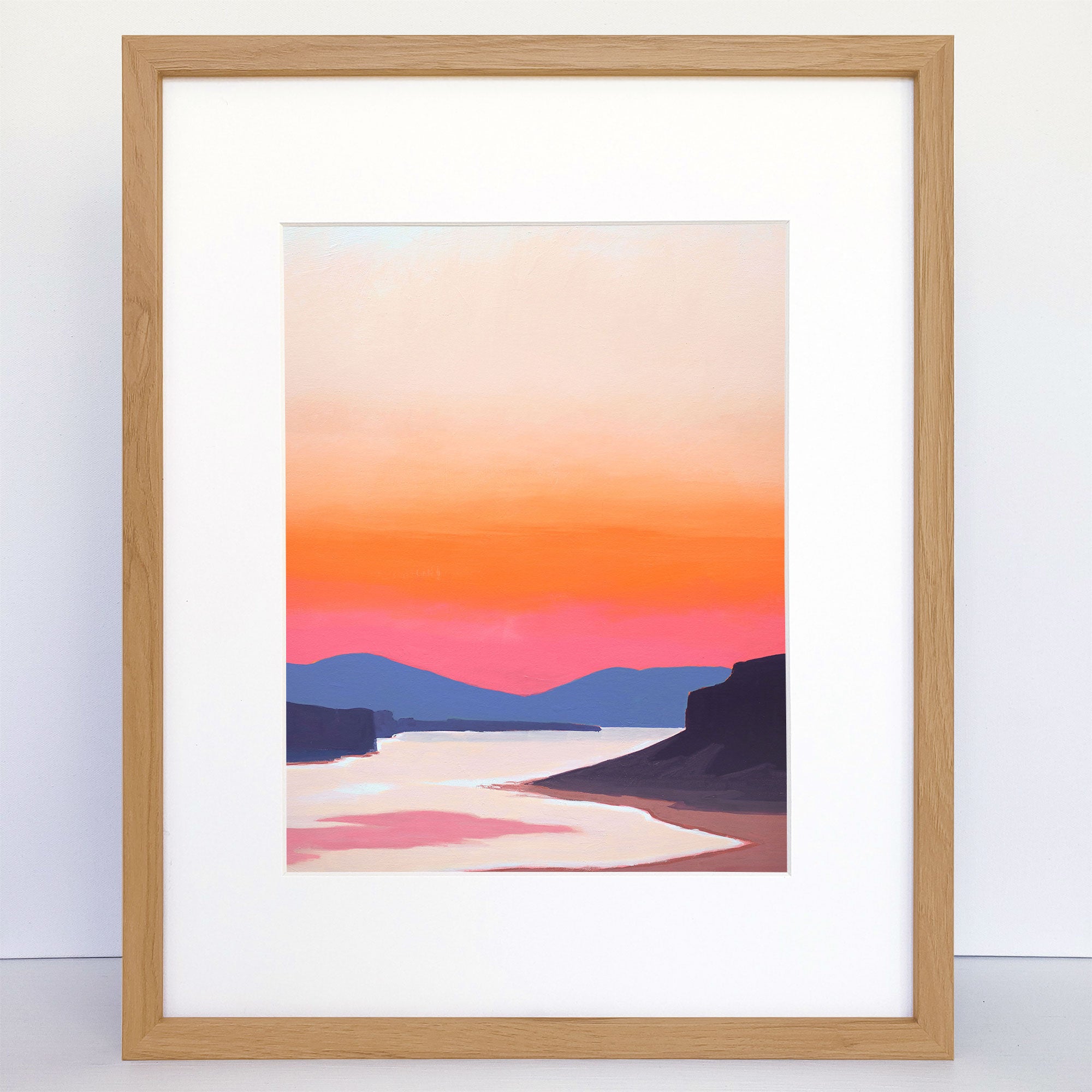 The Gorge at Sunset a Vertical Art Print – Catherine Freshley Art