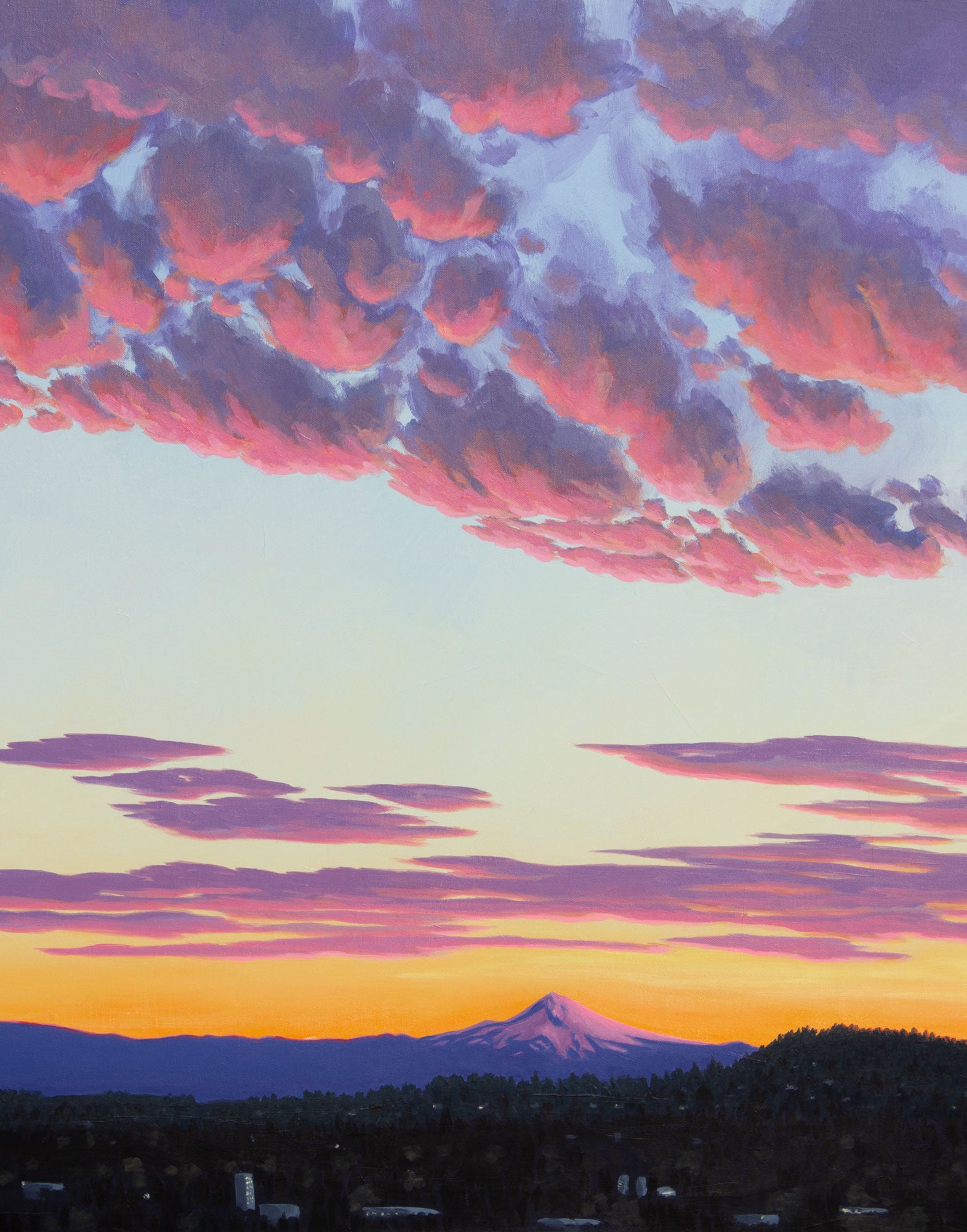 絵画 sunrise Sunrise over the Eastern Sea (1932) - Fujishima Takeji | High